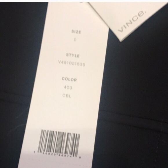 Vince Belted Shorts in Cobalt. - Picture 7 of 7